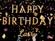 Happy Birthday Larry GIF