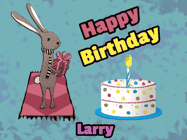 Happy Birthday Larry GIF