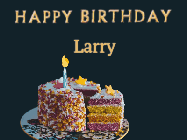 Happy Birthday Larry GIF
