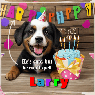 Happy Birthday Larry GIF