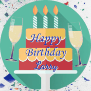 Happy Birthday Larry GIF