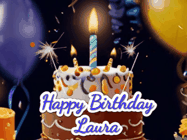 Happy Birthday Laura GIF