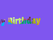 Happy Birthday Laura GIF: Spinning text over a birthday balloon background. Customize this animated birthday gif with name.