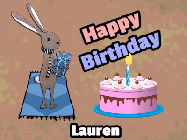 Happy Birthday Lauren GIF