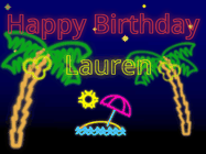 Happy Birthday Lauren GIF