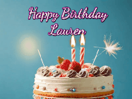 Happy Birthday Lauren GIF