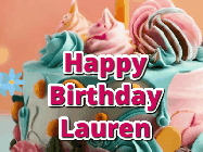 Happy Birthday Lauren GIF