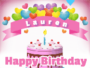 Happy Birthday Lauren GIF