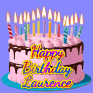 Happy Birthday Laurence GIF