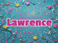 Happy Birthday Lawrence GIF
