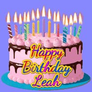 Happy Birthday Leah GIF