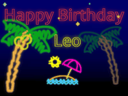 Happy Birthday Leo GIF