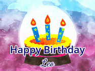 Happy Birthday Leo GIF