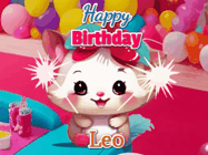 Happy Birthday Leo GIF