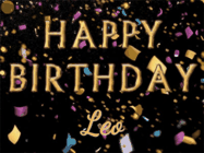 Happy Birthday Leo GIF
