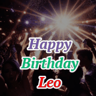 Happy Birthday Leo GIF