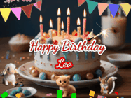 Happy Birthday Leo GIF