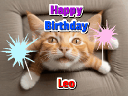 Happy Birthday Leo GIF