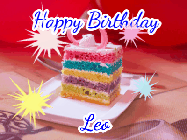 Happy Birthday Leo GIF