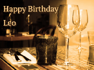 Happy Birthday Leo GIF