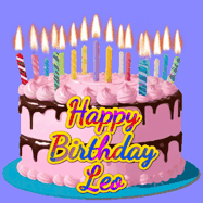 Happy Birthday Leo GIF