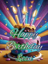 Happy Birthday Leon GIF
