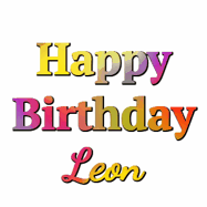 Happy Birthday Leon GIF