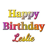 Happy Birthday Leslie GIF