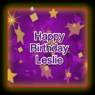 Happy Birthday Leslie GIF