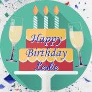 Happy Birthday Leslie GIF