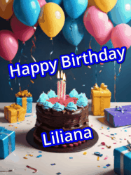 Happy Birthday Liliana GIF