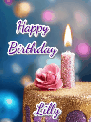 Happy Birthday Lilly GIF