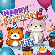 Happy Birthday Lily GIF