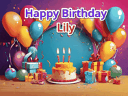 Happy Birthday Lily GIF