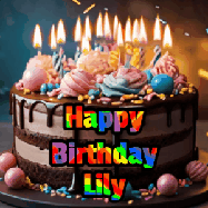Happy Birthday Lily GIF