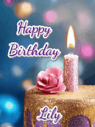 Happy Birthday Lily GIF