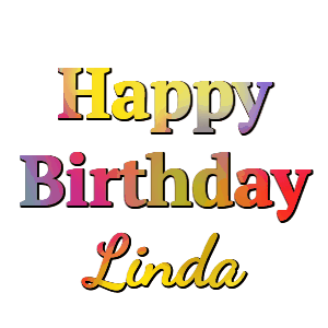 Happy Birthday Linda GIF 157