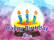 Happy Birthday Lisa GIF