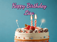Happy Birthday Lisa GIF