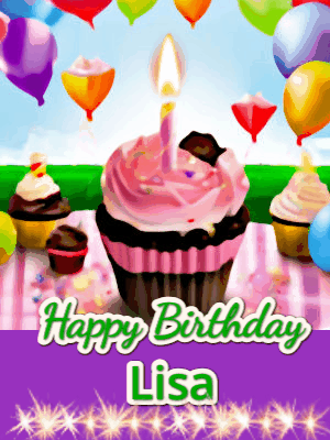 Happy Birthday Lisa GIF 85