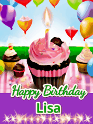 Happy Birthday Lisa GIF