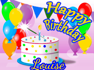 Happy Birthday Louise GIF 2