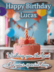 Happy Birthday Lucas GIF
