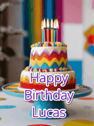Happy Birthday Lucas GIF