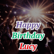 Happy Birthday Lucy GIF