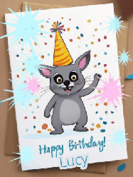 Happy Birthday Lucy GIF