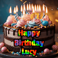 Happy Birthday Lucy GIF