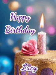 Happy Birthday Lucy GIF