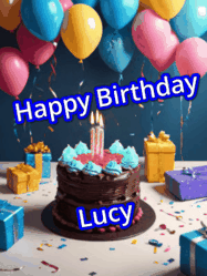 Happy Birthday Lucy GIF
