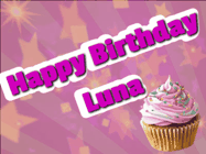 Happy Birthday Luna GIF